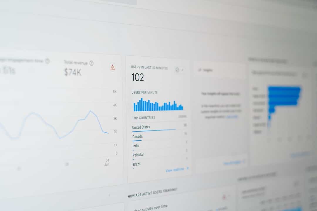 web development news April 2026 - a computer screen with a bunch of data on it