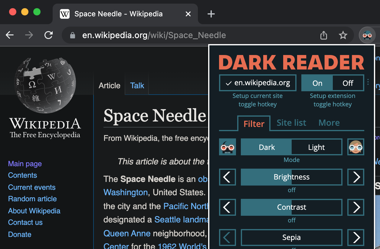 Browser extensions for calmer browsing