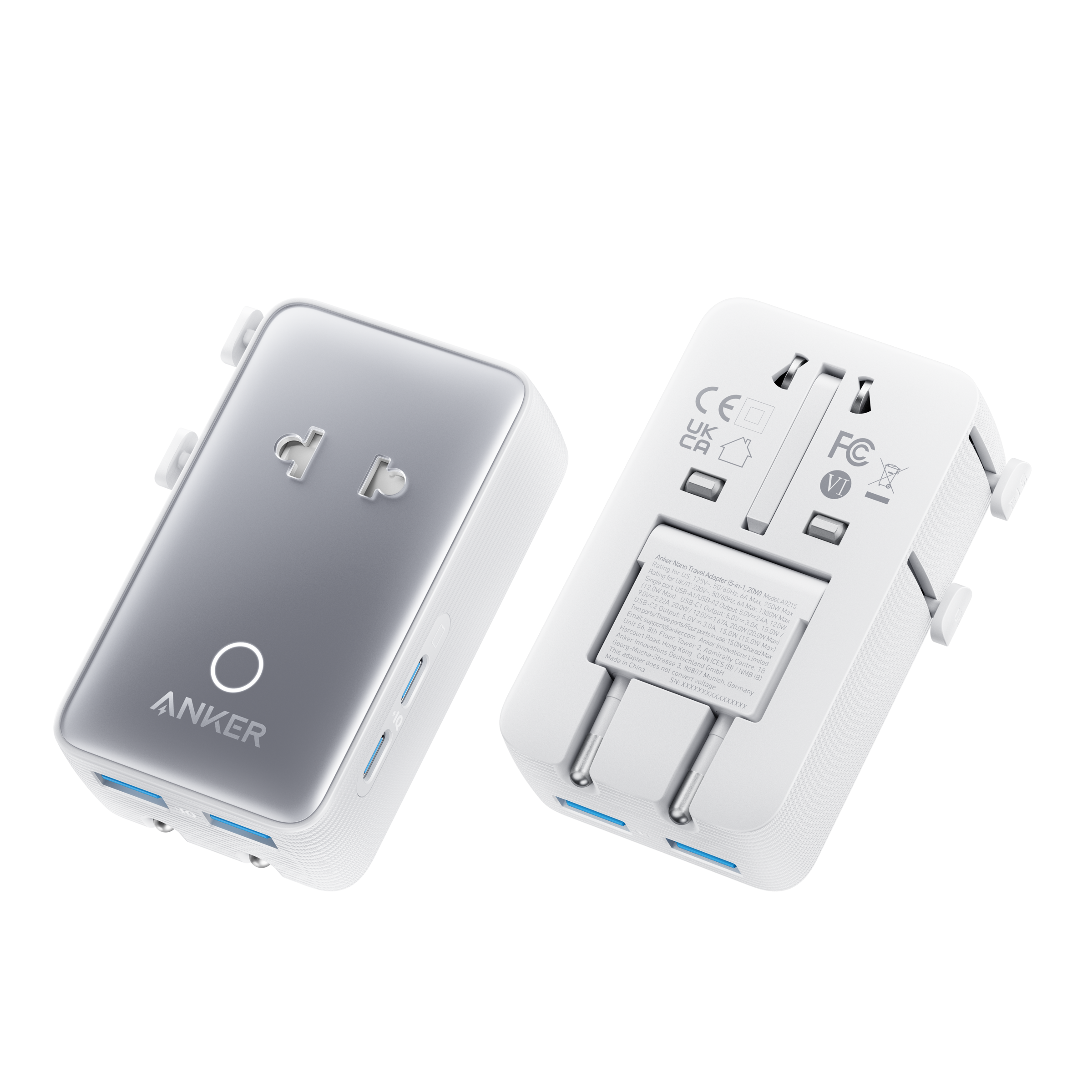 Universal travel adapters