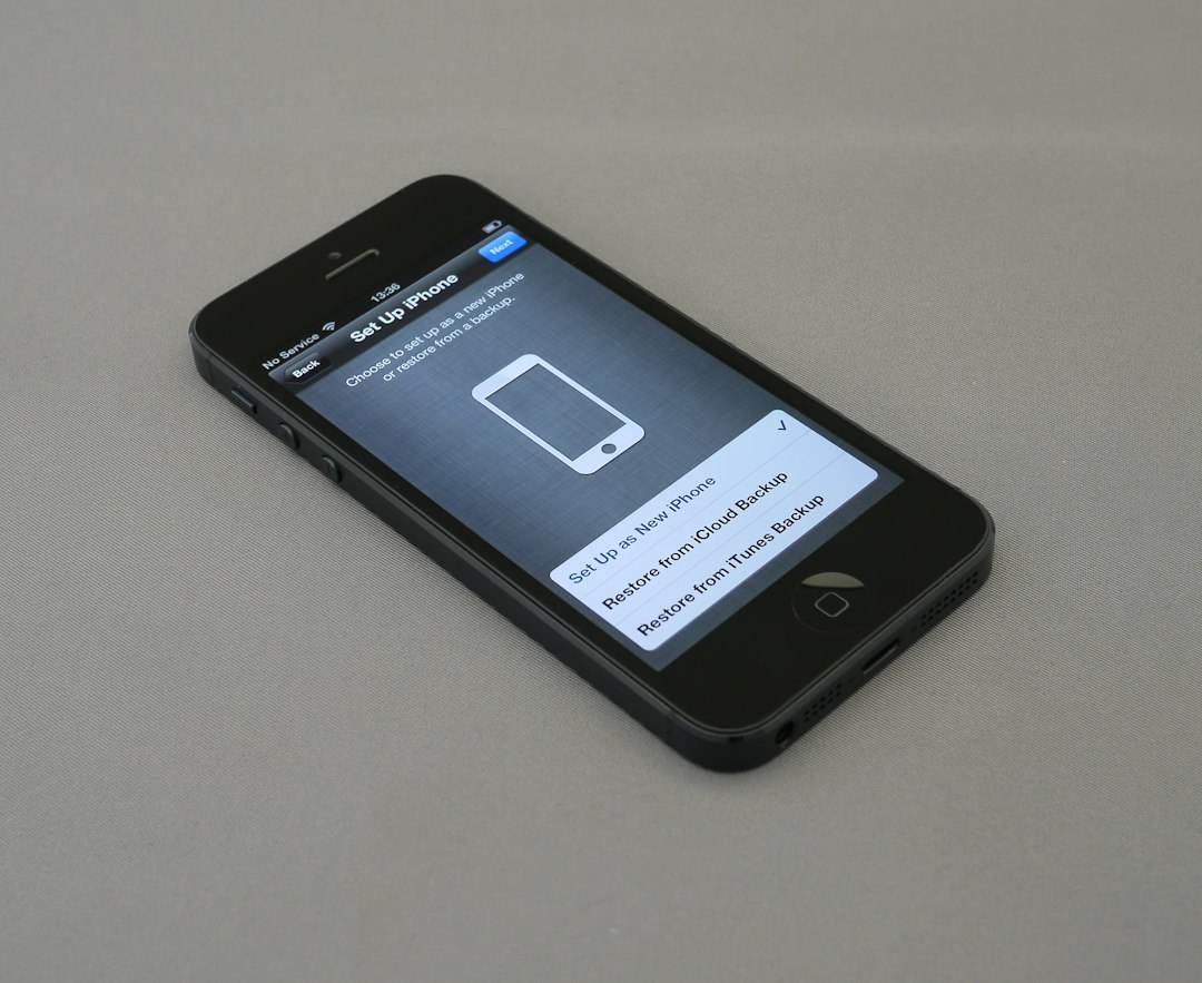 iCloud backup app management